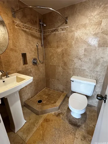 Hallway bathroom