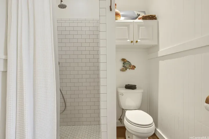 Bathroom Shower and Toilet