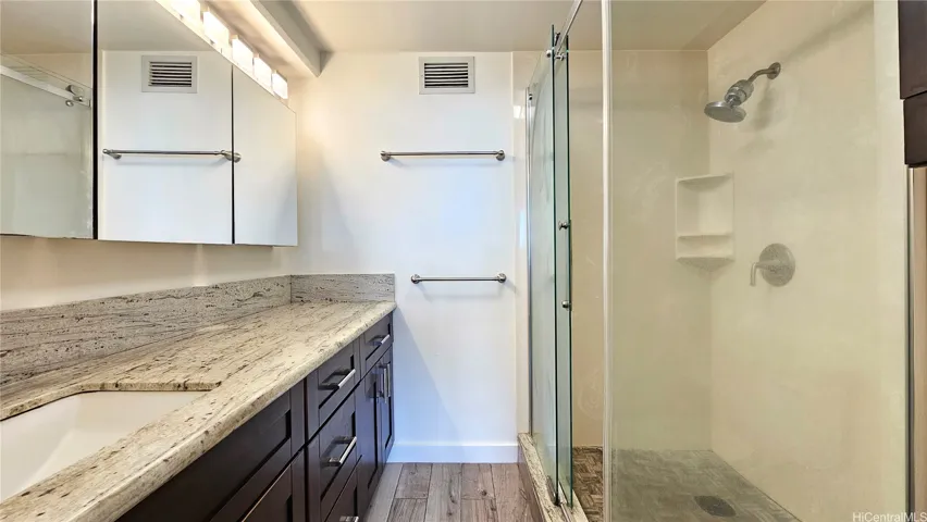 Primary Bathroom with a shower.