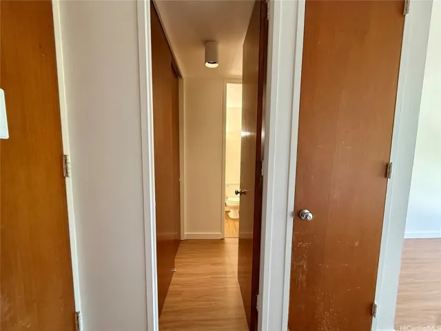An additional hallway closet provides convenient extra storage space for everyday essentials.