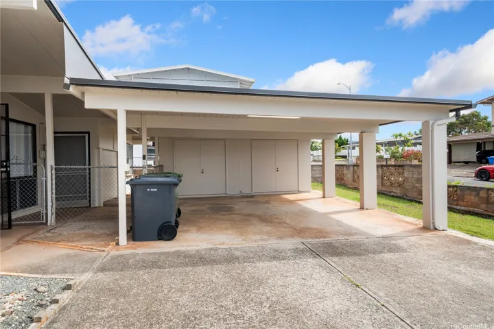 2-car carport, driveway & street parking