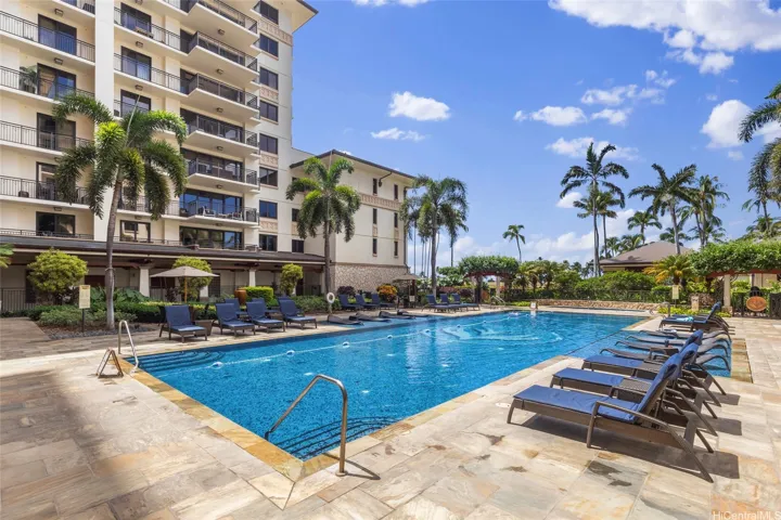 Lap Pool with Hot Tub