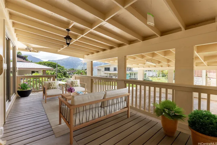 Enhanced & Virtually Staged Patio/Deck