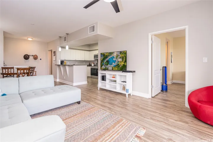 Bright Living Area with LVP Flooring Throughout