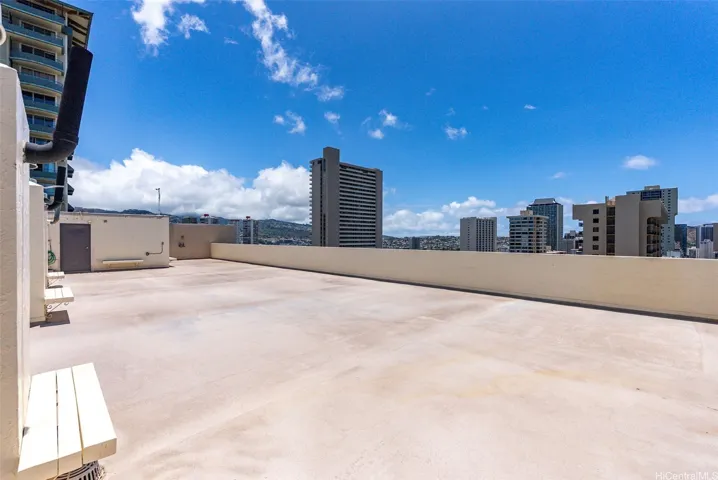 Rooftop deck