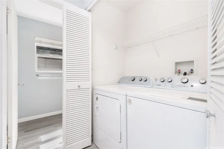 Laundry Room w/Washer and Dryer included.