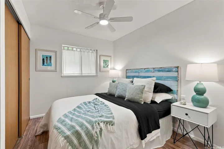 Spacious 3rd bedroom for additional family members or guests.