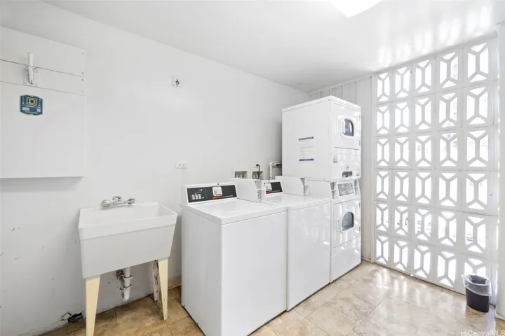 Community laundry located on each floor from the 2nd through 5th floors
