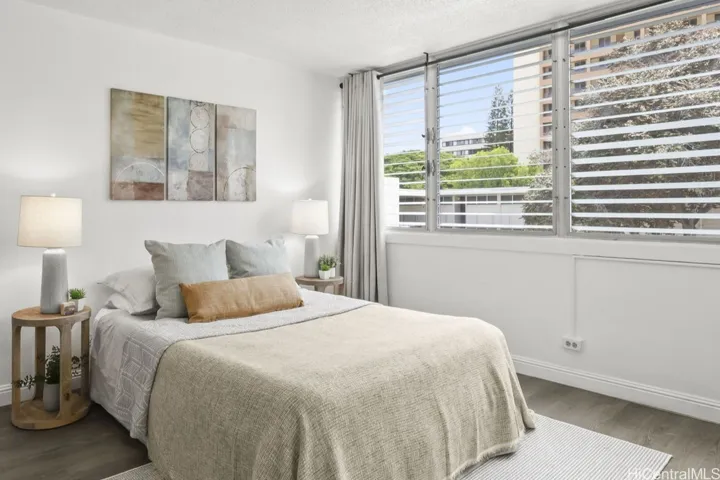 Bedroom with natural light