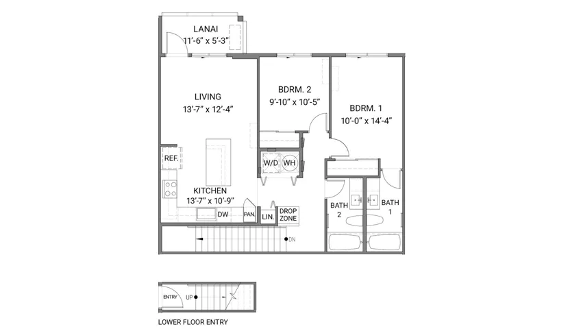 Floor Plan F Unit