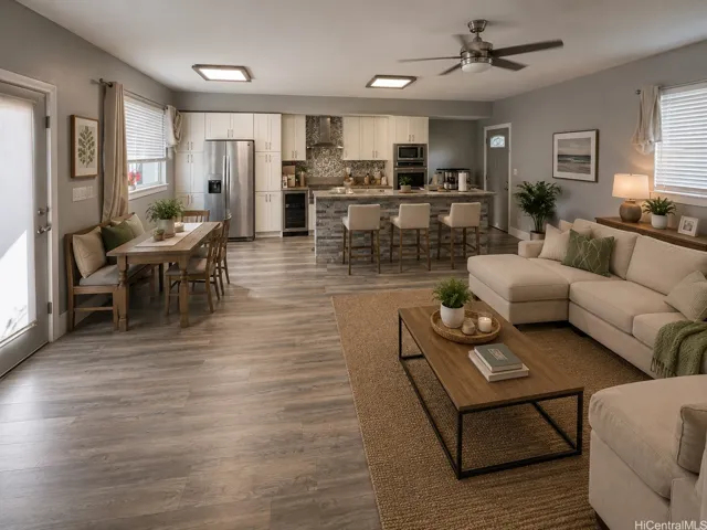 open floor plan