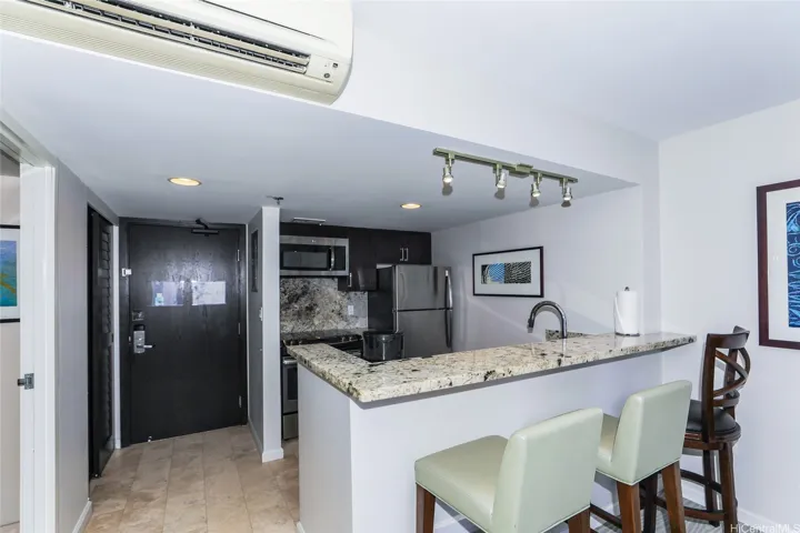 Updated and open kitchen