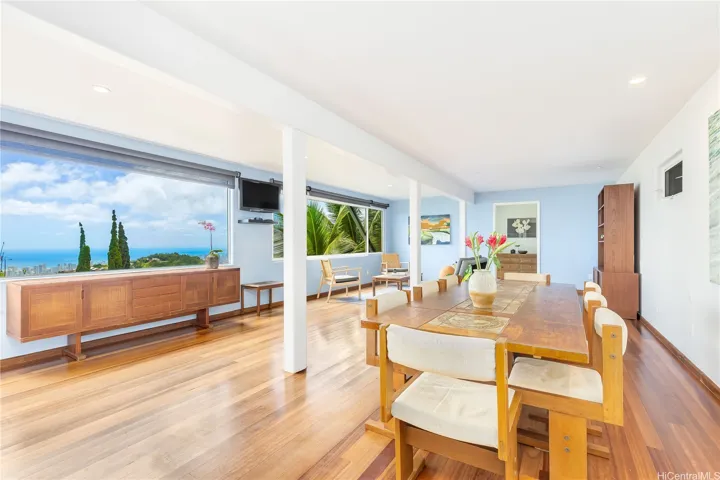 Separate lower-level living space offering flexible options for multigenerational living, guests, or additional living and entertaining space.