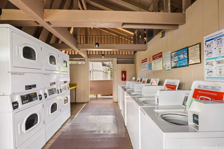 Community Laundry right next to the unit.