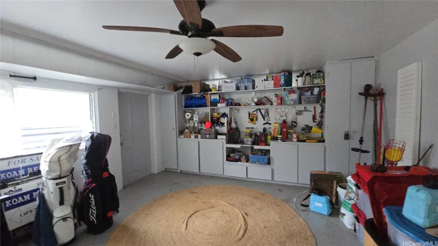 Enclosed garage