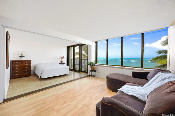 Amazing Ocean Views from living room and bedroom #2.
