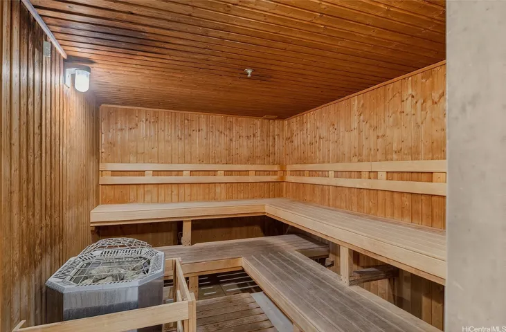 Fitness Center located on the 3rd floor with Wet and Dry Saunas.