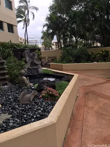 Garden area by pool