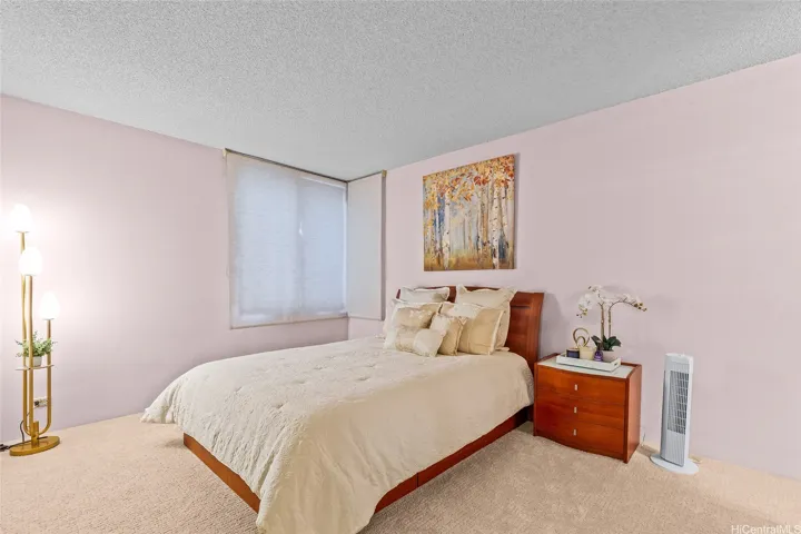 Primary bedroom with upgraded safety windows