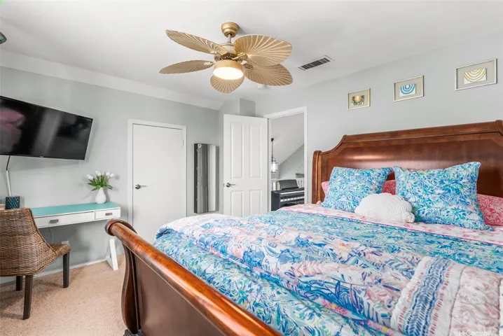3rd bedroom on second floor with ocean views