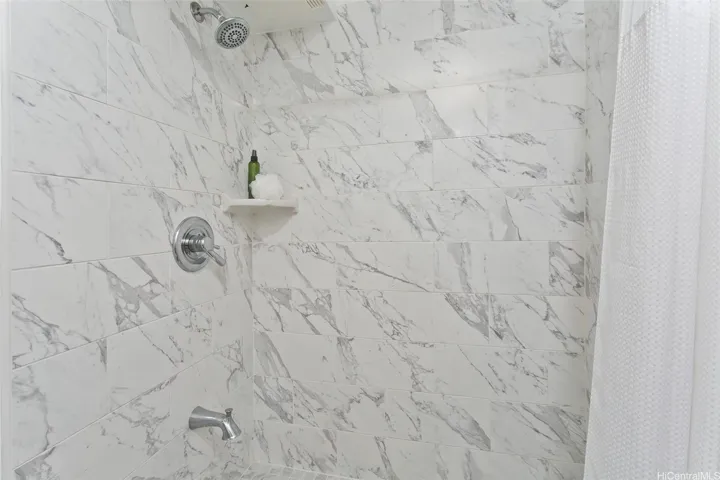 Updated step-in shower