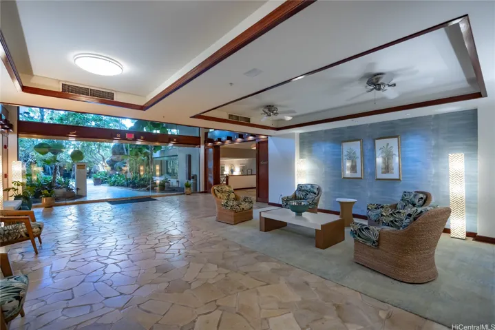 Welcome home to a beautiful Hotel Like lobby area with ambience.