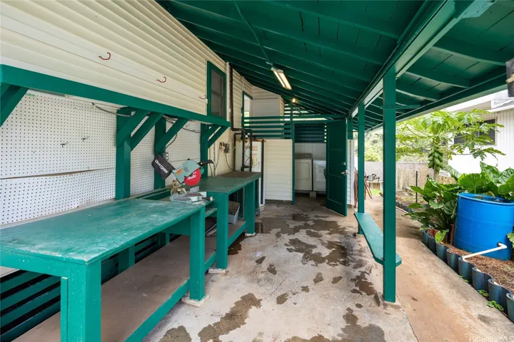 shared covered carport