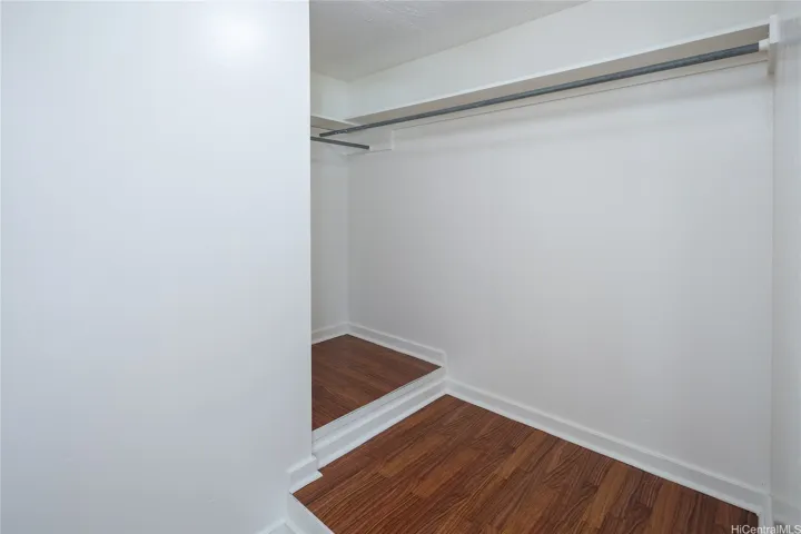 upstairs walk in closet