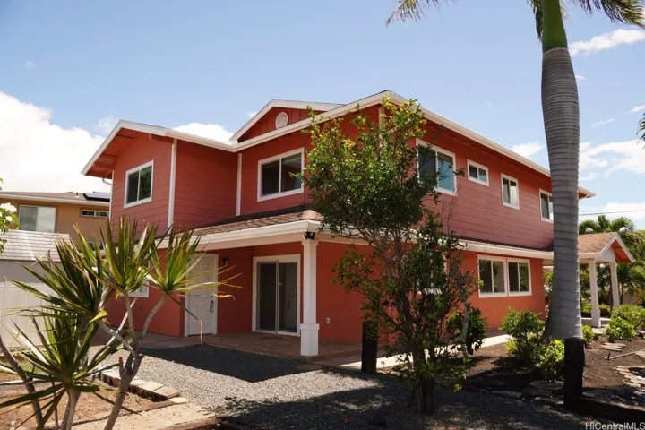 Rear of the House with Patio.