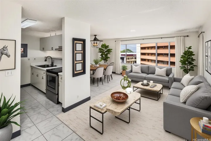Virtually staged - sensible floorplan