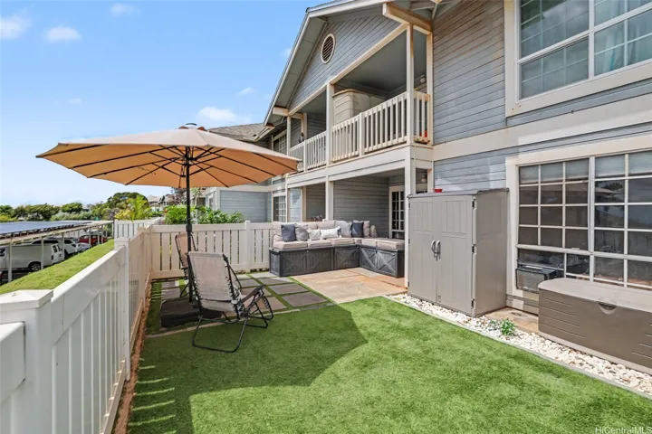 Gorgeous, large private yard with beautiful landscaping!