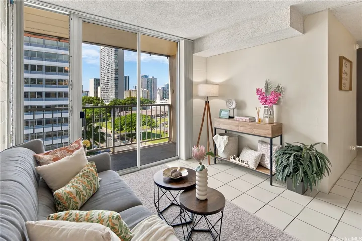 Bright, inviting living area.