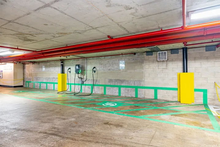 Convenient EV charging stations available for residents.