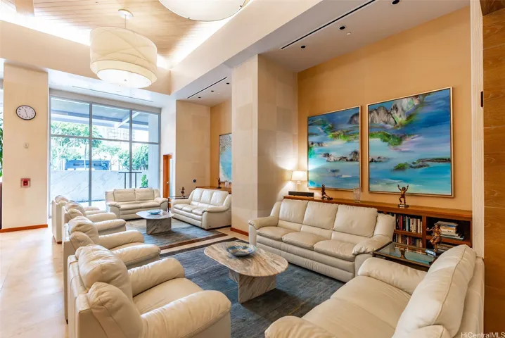 Welcoming lobby entrance offering a polished first impression upon arrival.