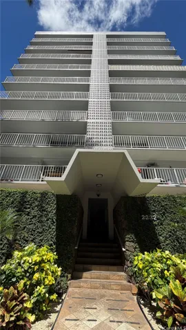 The front of the building, Coral Terrace Apts