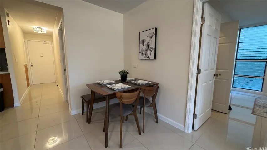 Dedicated dining space