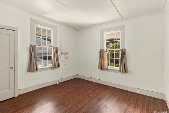 Spacious bedroom #1 with original character.