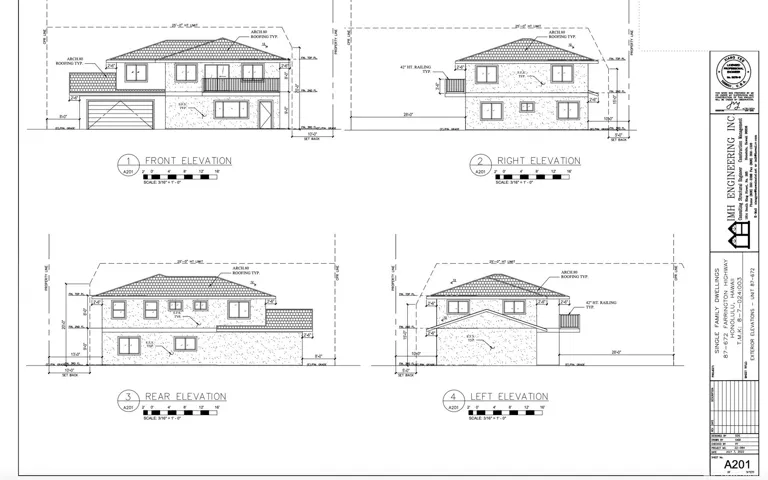 Sample Sheet A201.