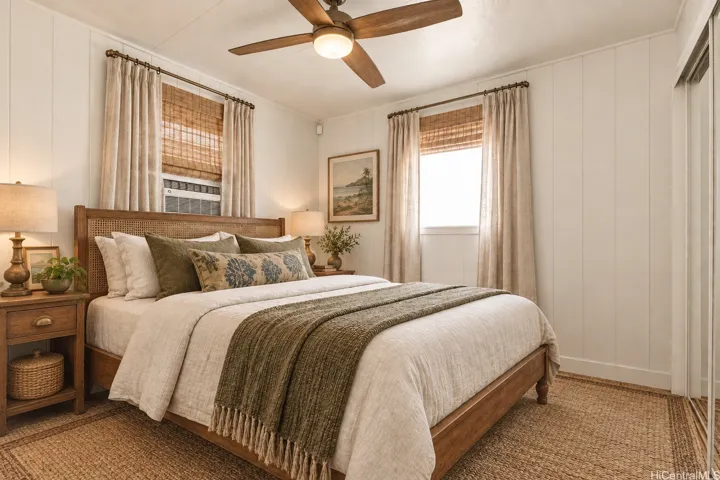 Owner's Bedroom virtually staged