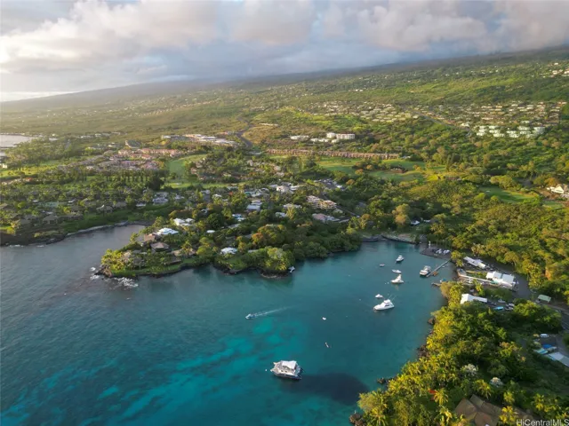 Perched above Keauhou Bay on the Big Island of Hawaii