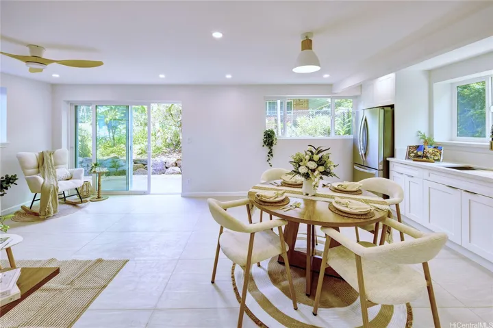 Downstairs Space with Custom Wet Bar