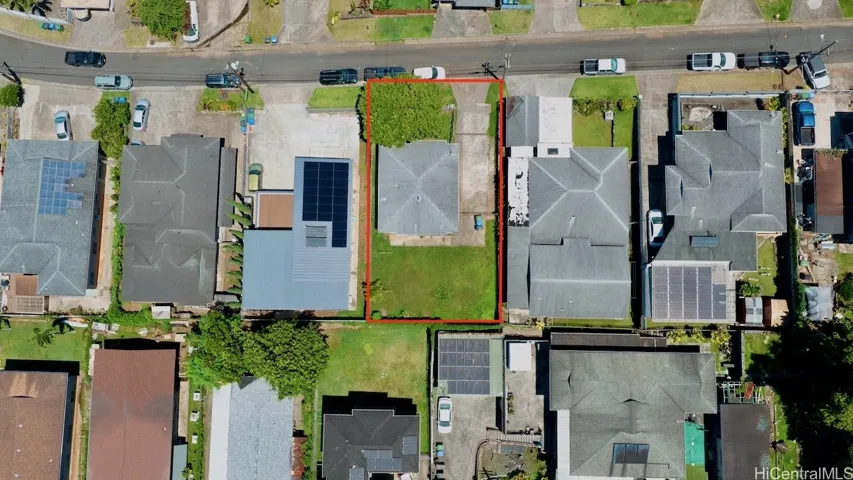 Aerial View of the home