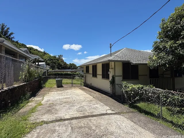 Driveway and home
