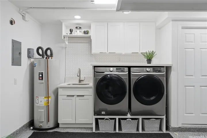 Custom laundry nook