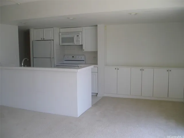 Kitchen view from living room