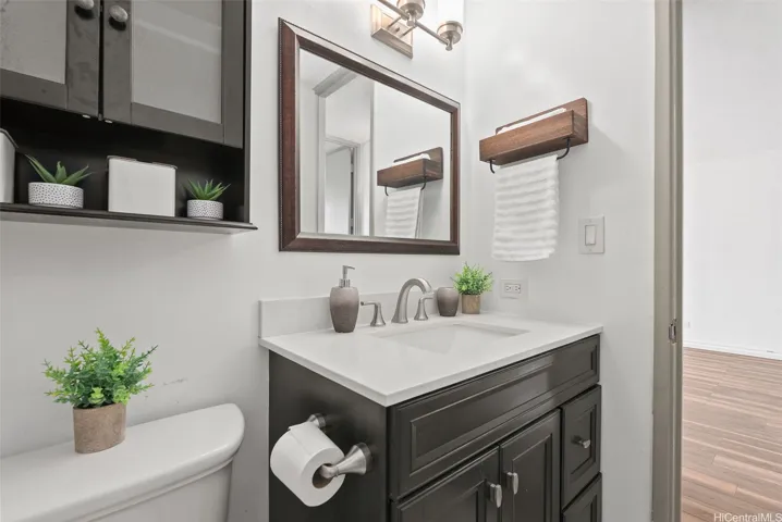 Upgraded bathroom