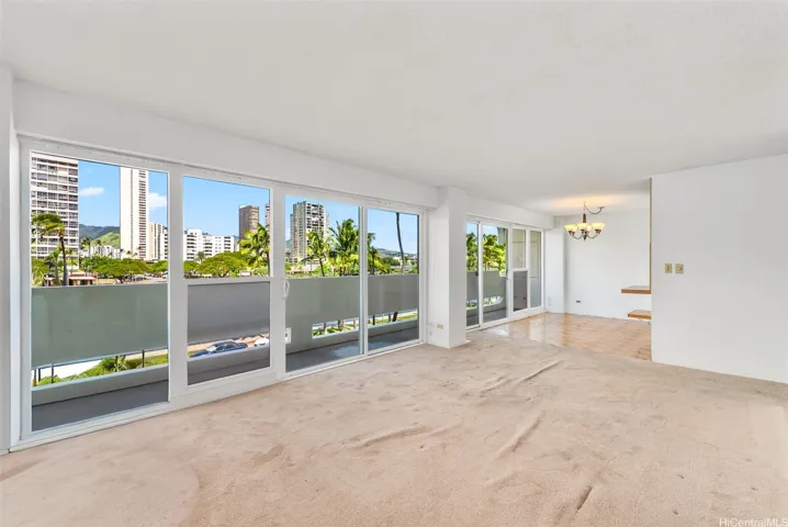 Spacious living area full of natural light.