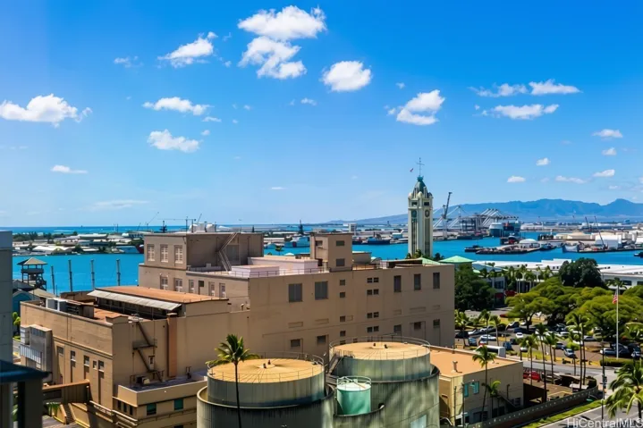 Aloha Tower, Harbor & Airport views.
