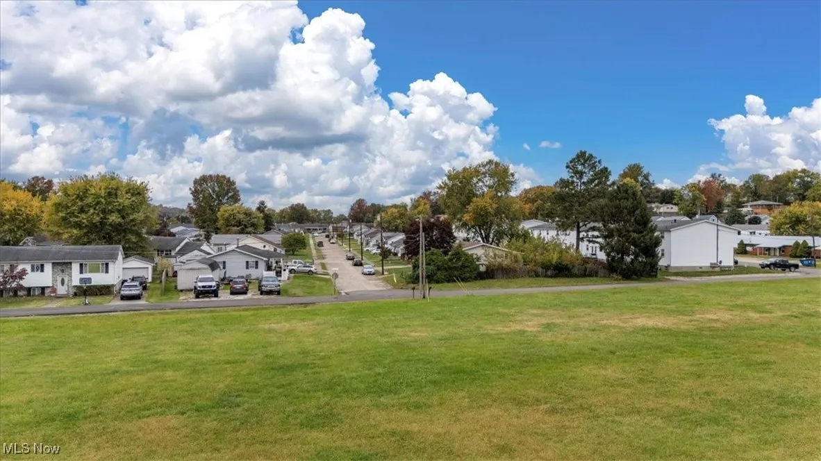 Surrounding community featuring a residential view and a lawn