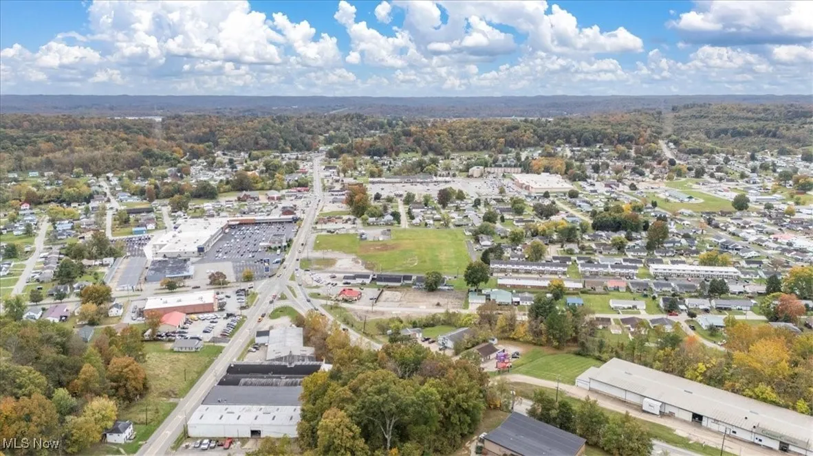 Aerial view of property's location